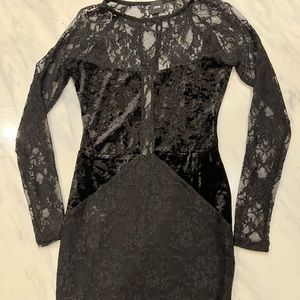 Lace black dress size small 4
